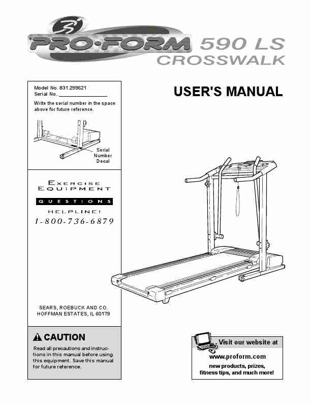 ProForm Treadmill 590 LS-page_pdf